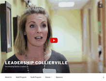 Tablet Screenshot of leadershipcollierville.org